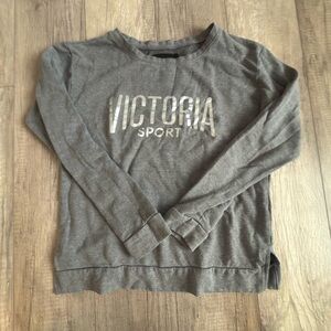 Victoria Sport Gray Crew Neck Sweater